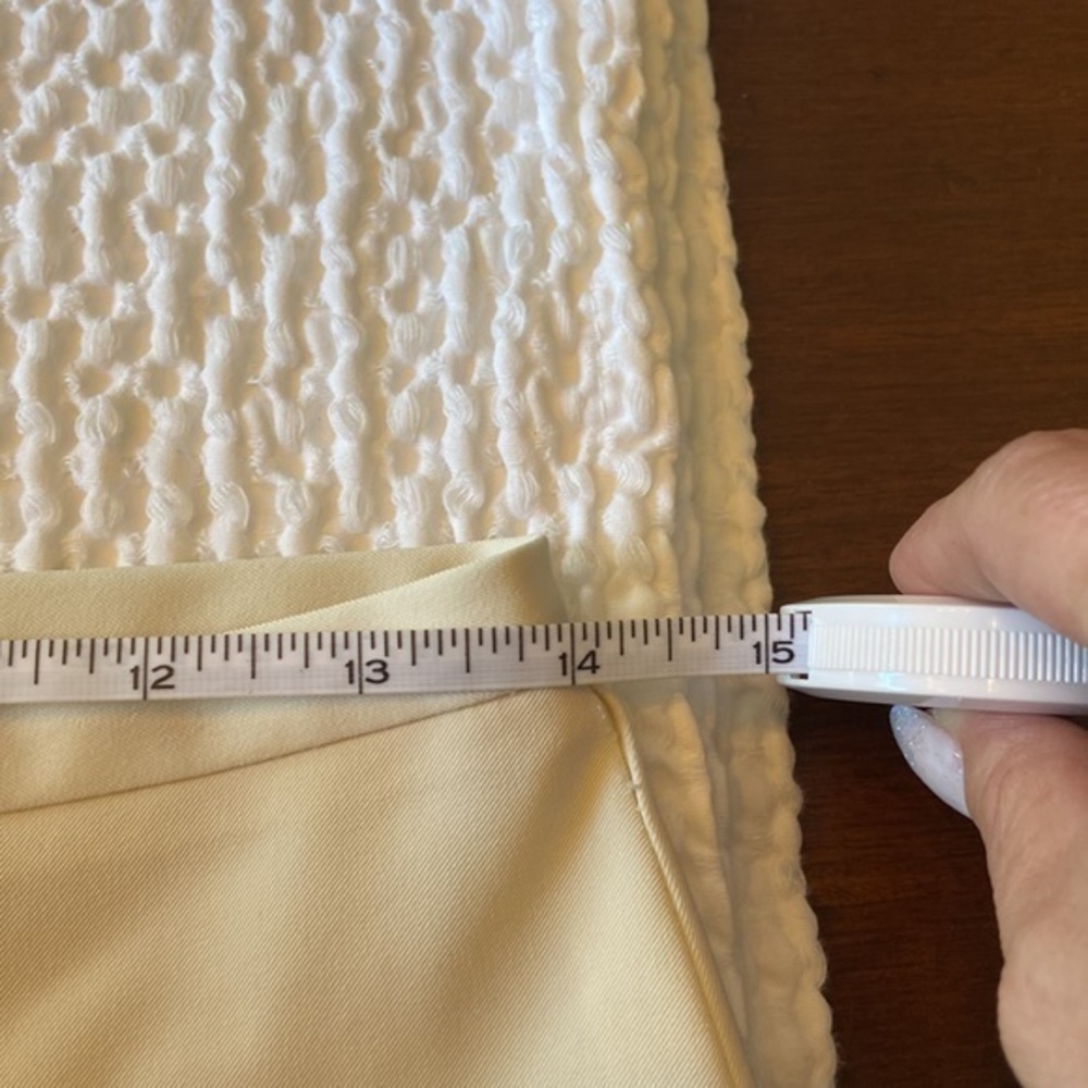 Cache cream high waisted size 6 pants vintage , zip at ankle‎ - Picture 9 of 12